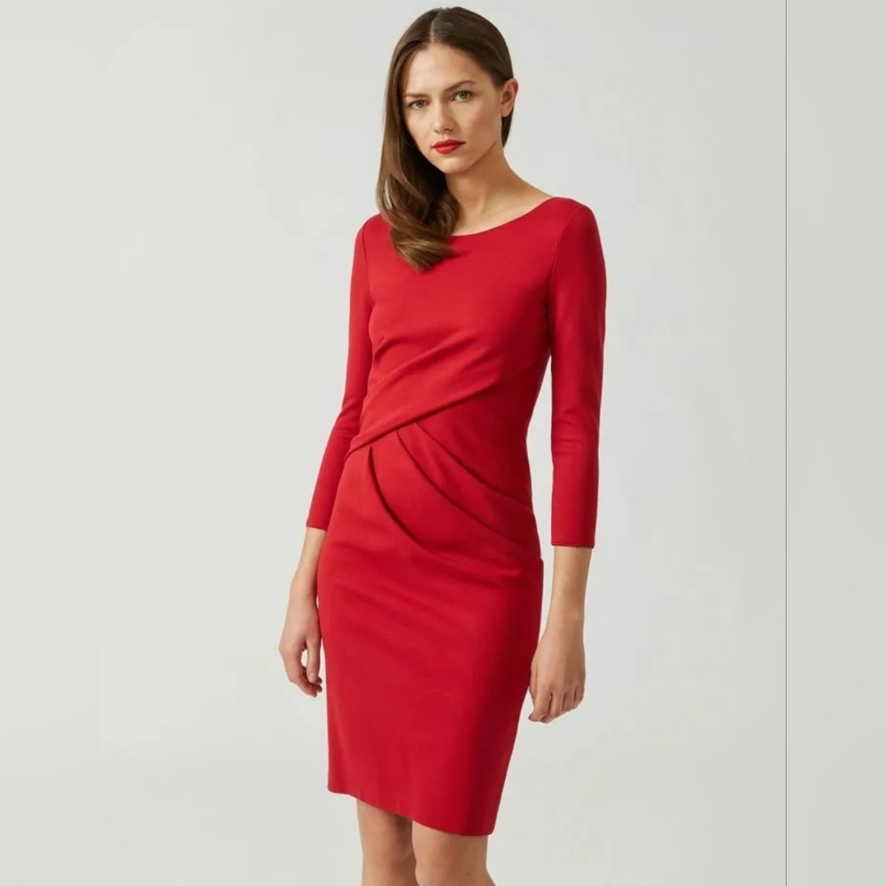 EMPORIO ARMANI RED DRESS/US SZ 6/ITALY SZ 42/NWOT